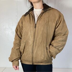 Weatherproof Tan Puffy Barn Coat Workwear Jacket